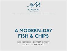 Tablet Screenshot of marinerstakeaway.com